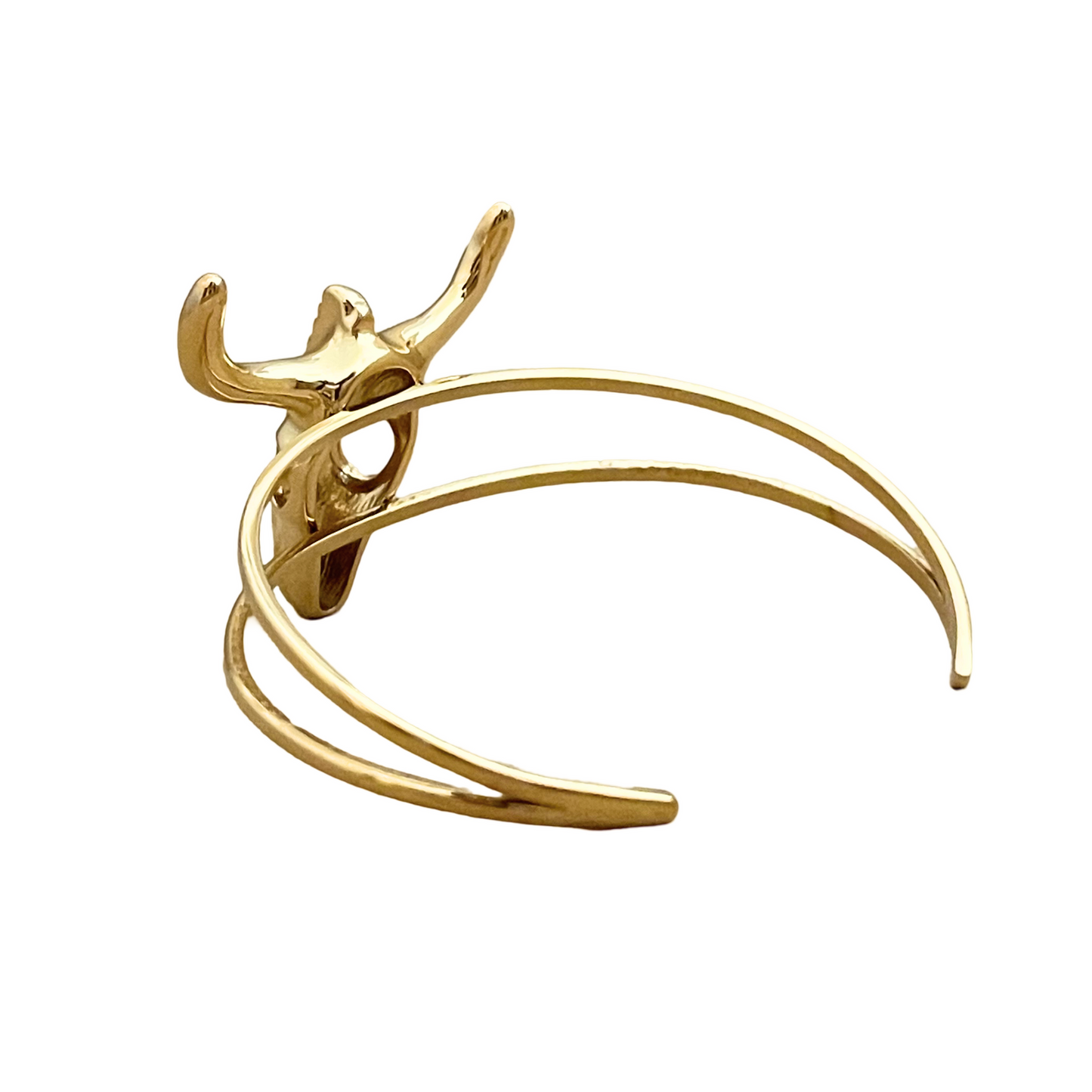 Brazalete Big Texas Dorado Acero Inoxidable
