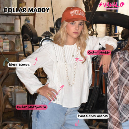 Collar "Maddy" Dorado