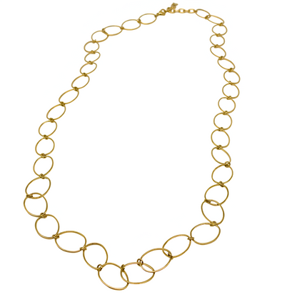 Collar Marquesita Dorado Acero Inoxidable