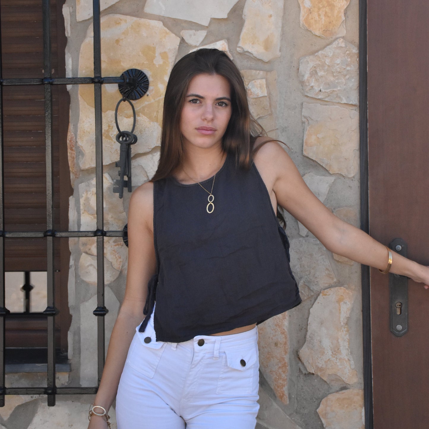 Collar Fidedigna Dorado Acero Inoxidable