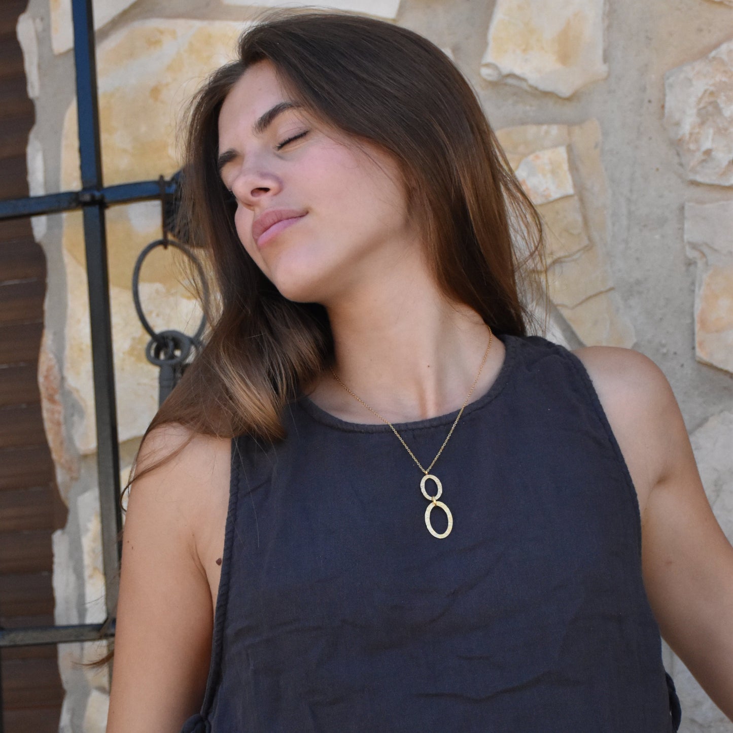 Collar Fidedigna Dorado Acero Inoxidable