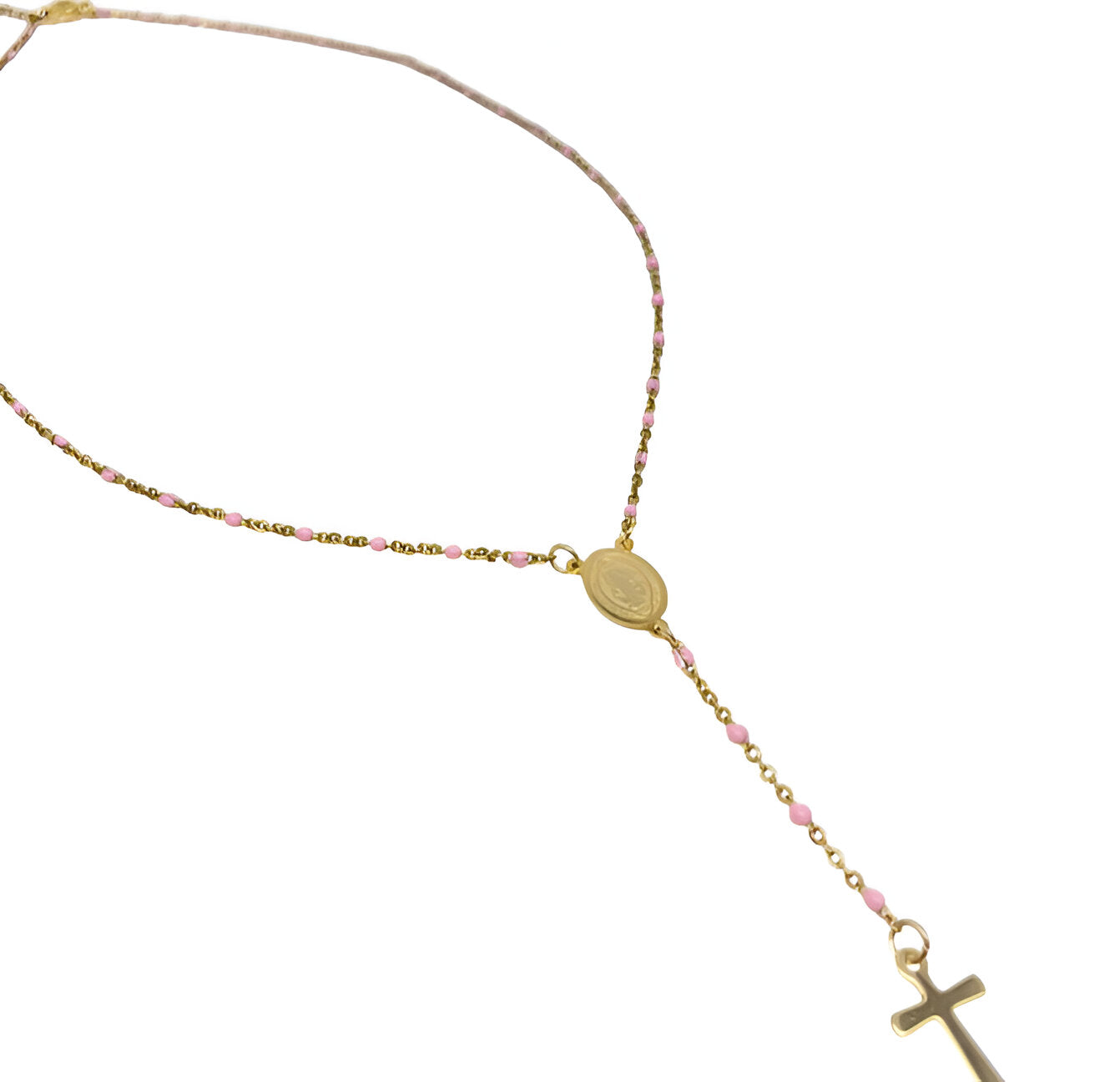 Collar Trini Rosario Rosa