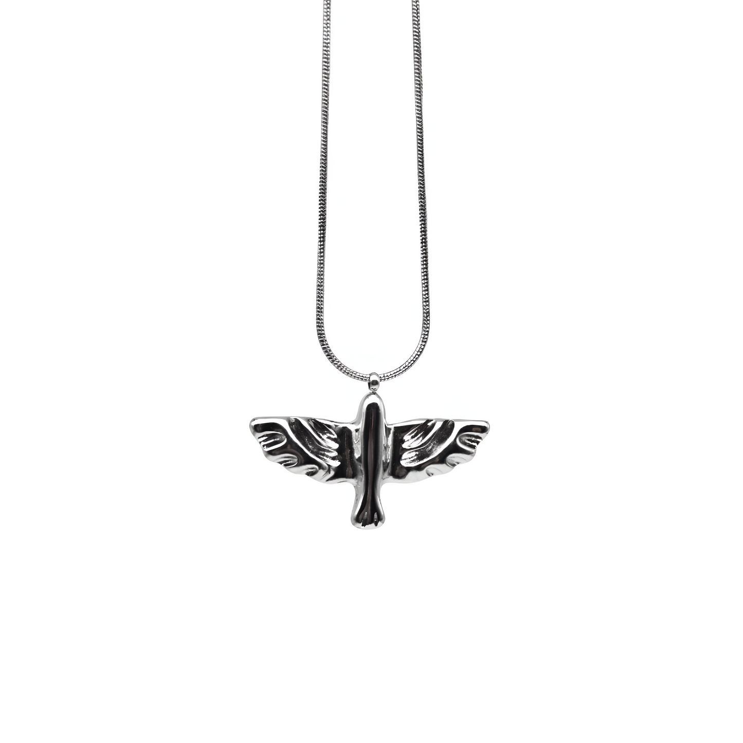 Collar Igol Plateado Acero Inoxidable