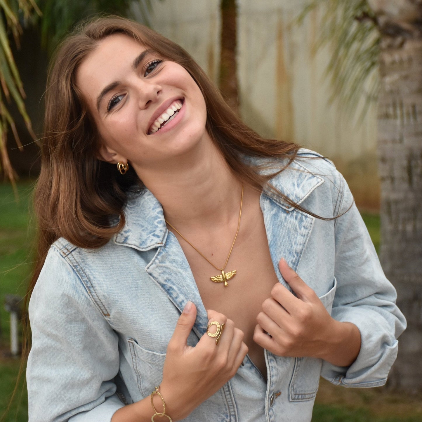 Collar Igol Dorado Acero Inoxidable