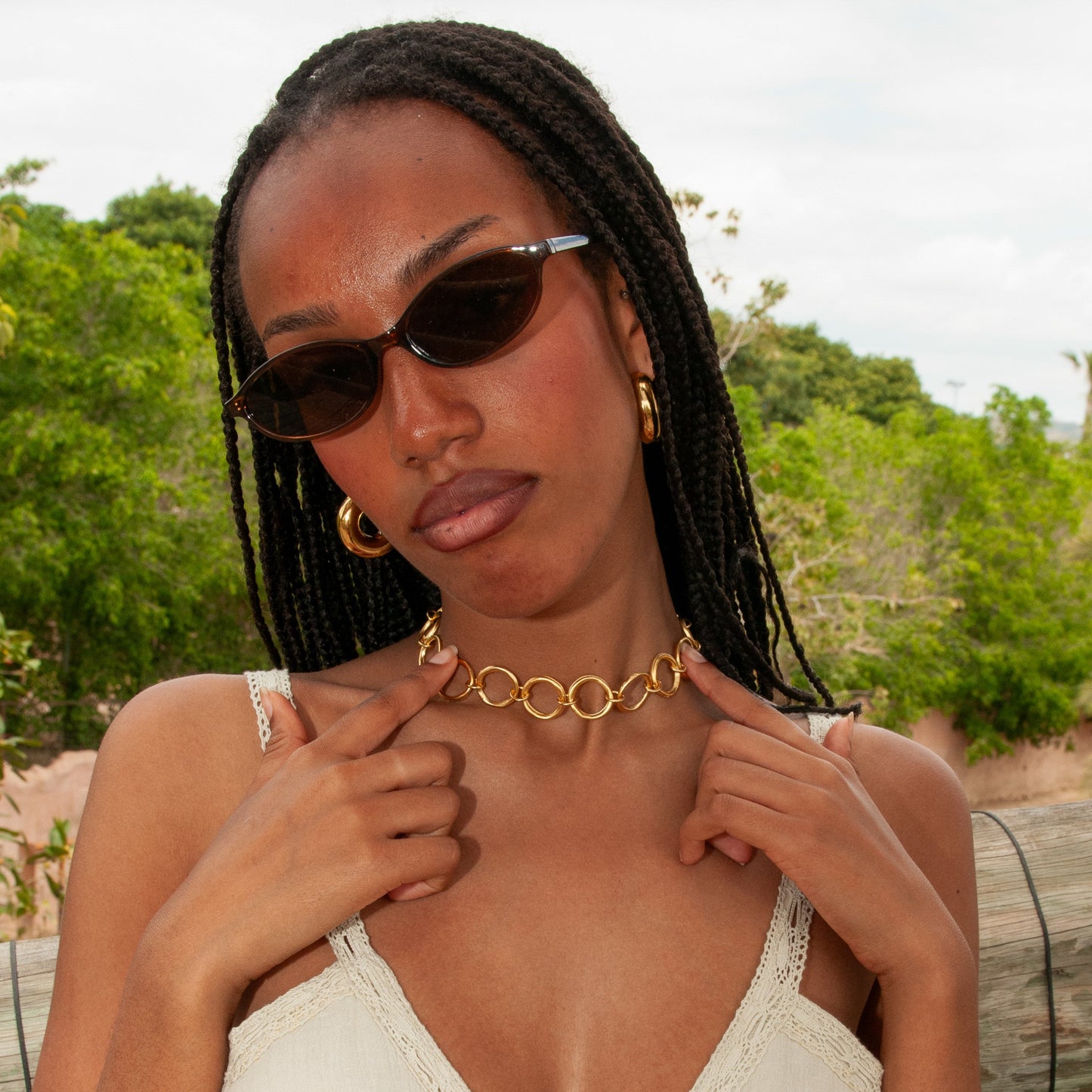 Choker África Oro