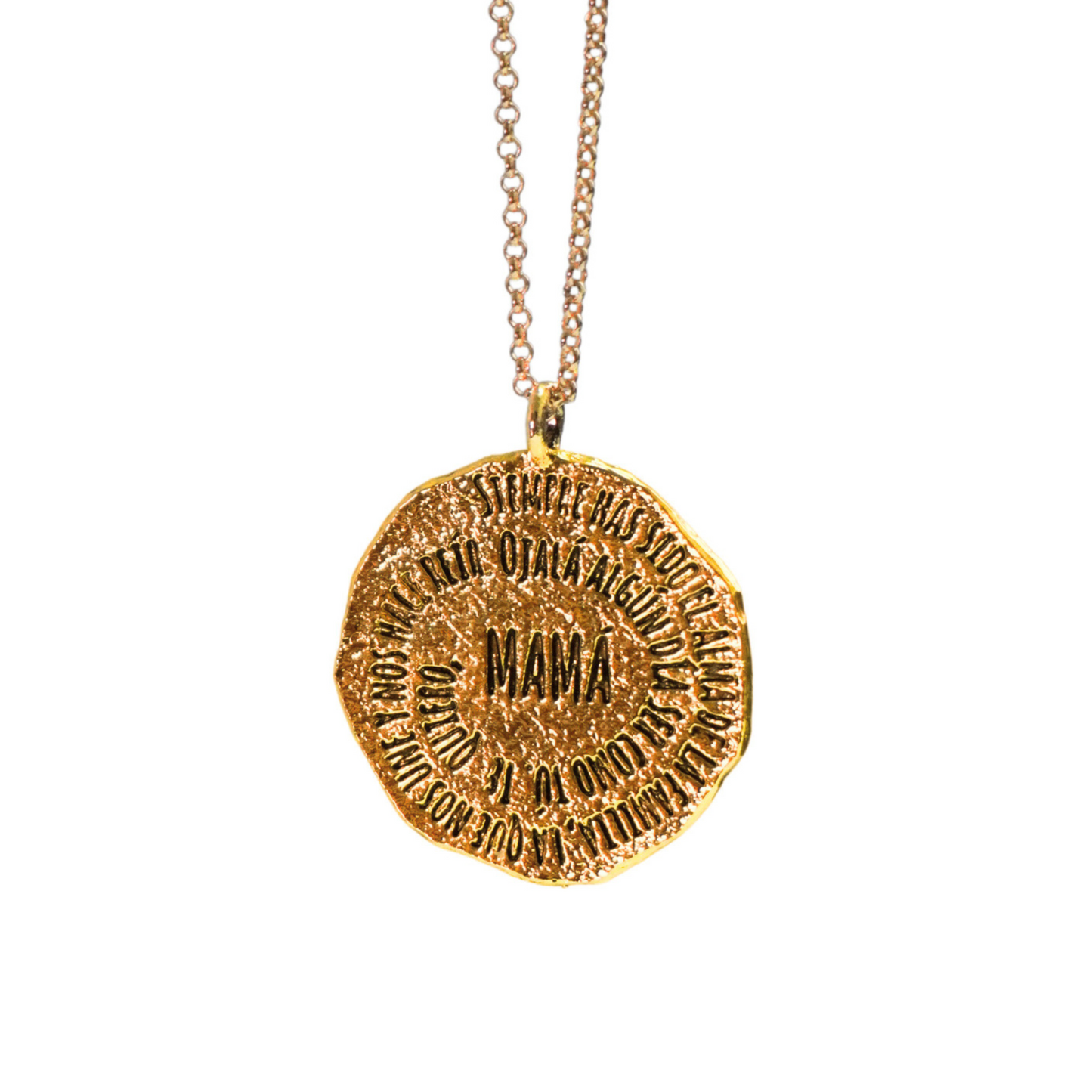 Collar Mamá Baño Oro